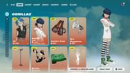 You can get your hands on the Gorillaz 2D and Noodle skins in Fortnite separately (Image via Sportskeeda Gaming || Epic Games)